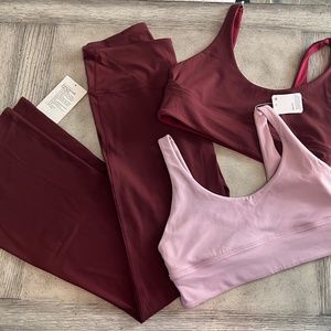 Lululemon Align Bras and Groove Pants Set
